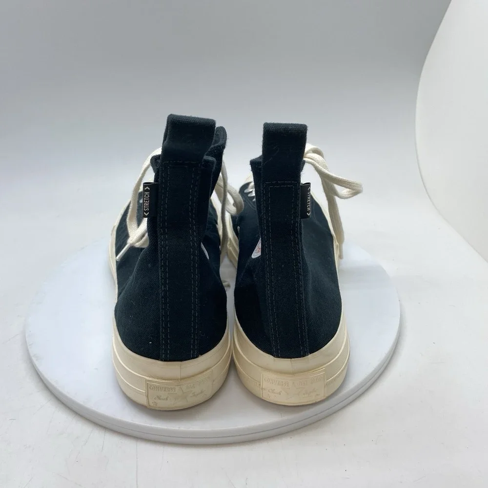 Converse Chuck Taylor All Star 70 Luxe Hi Sneakers Womens 9 Unisex Black‎ Canvas